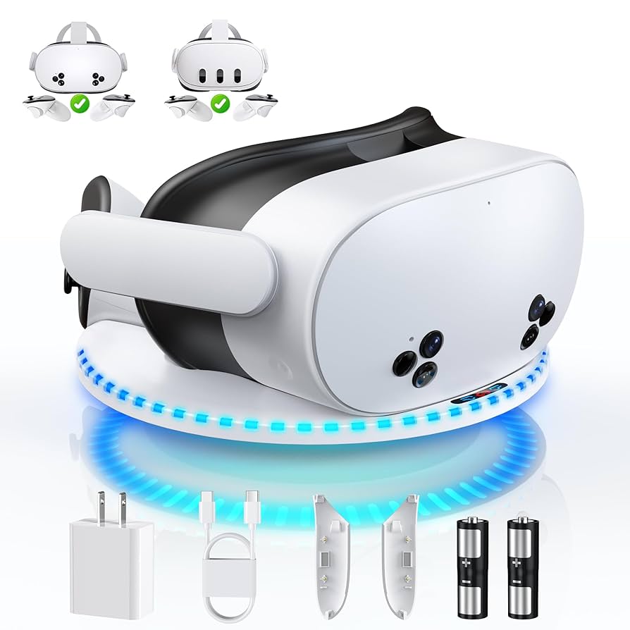 Amazon.com: Charging Dock for Meta Quest 3 & Quest 3S